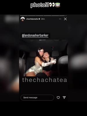 A post by @thechachatea on TikTok caption: new charli and Landon photo!?👀🍵 #thechachatea #landonbarker #chasehudson #charlidamelio #brokeup #breakup #lovetriangle #teapage #tea #Rumors #updates #chacha #chandon #chaseandcharli #charliandlandon #charlidameliolandonbarker