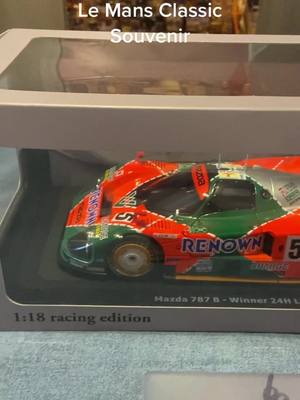 A post by @sebastienaupetit2 on TikTok caption: #lemansclassic2022 #supra#r32#mazda#787b #ford#gt40#souvenir #cobra