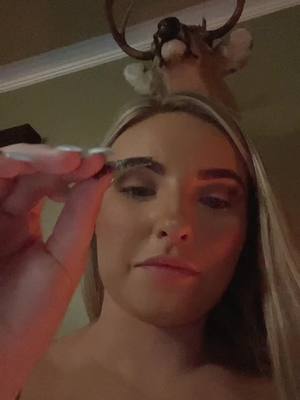 A post by @sierrabrookewatts on TikTok caption: Welll… that was a fail. He noticed immediately  😂 #deer #eyelashes #boyfriend