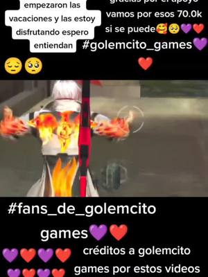 A post by @fans_de_golemcitogames on TikTok caption: #golemcitogames #fans_de_golemcitogames❤️💜