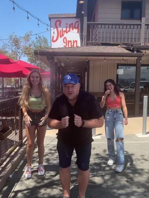 A post by @deannorris6 on TikTok caption: Swingin at The Swing Inn  Temecula