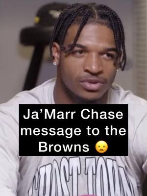 A post by @bengalsdrake on TikTok caption: Ja’Marr ain’t playing 😂 #fyp #foryou #bengals #foryoupage #jamarrchase #browns #fypシ