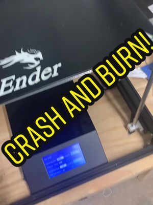 A post by @kiarosultima on TikTok caption: A nice welcome back from my machine today! #printtok #ender5plus