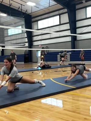 A post by @shsvb_ on TikTok caption: Went to Floor School! Today’s lesson: Diving😁 #volleyball #fyp