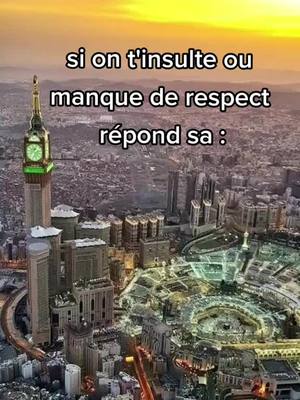 A post by @rappels.islamiques07 on TikTok caption: #islam #religionislam☪️✨ #rappels_islam #islamic_video  si on t'insulte ou on te manque de me respect mon frère /ma sœur ne répond pas comme lui mais dit lui ceci...