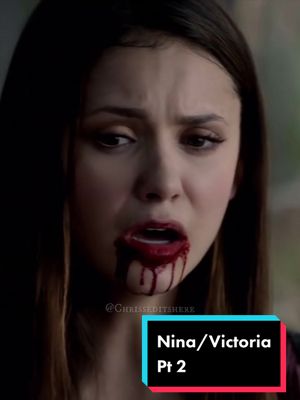 A post by @chrisseditshere on TikTok caption: Reply to @immsorryidc !FAKE! another sissys edit #elenagilbert #ninadobrev #victoriajustice #thevampirediaries #eyecandy #netflix #crossoveredit #foryou #ninaandvictoria