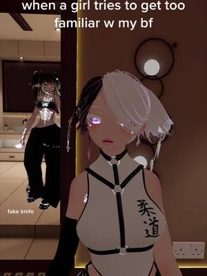 A post by @kichivr on TikTok caption: anyways… 🔪 #vrchat #vrc #vr #vrchatmemes #vrchatcommunity #vrchatcomedy #vrgame #game #vrcouple #couple #jealous