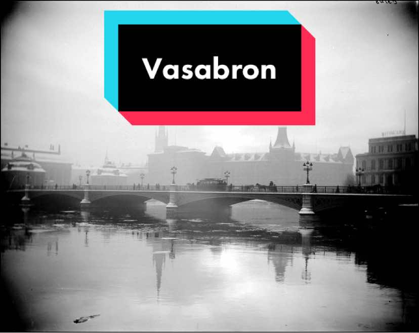 A post by @stockholm_history on TikTok caption: Vasabron, then and now #stockholm #history #sthlm #fyp