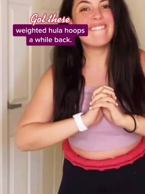 A post by @yogacoachpant on TikTok caption: Experience a full-body workout that is both fun and effective #hulahoop #hulahoopchallenge