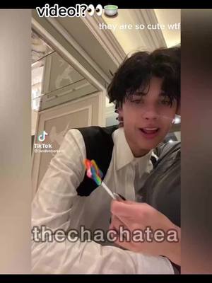 A post by @thechachatea on TikTok caption: Landon and charli video!?👀🍵#thechachatea #landonbarker #chasehudson #charlidamelio #brokeup #tea #teapage #chandon #chardon #lovetriangle #Rumors #updates #charlidameliolandonbarker #charliandlandon #greenscreen