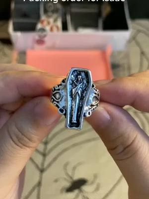 A post by @halloween_jewelry__ on TikTok caption: Buy 1 get 4 👻#fypシ #foryou #rings #Halloween2022 #halloweenlook #halloween #packingorders