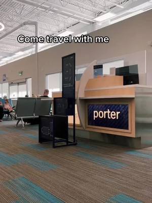 A post by @the_mysterious_me0 on TikTok caption: Travel Vlog on YouTube coming soon! Going to Toronto, Ontario. #toronto #travelwithme #travel #porter #plane #travelvlog 