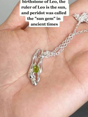 A post by @lesoleil_jewelry on TikTok caption: So many girls like it. Let's talk about its meaning.Nativity Collection Sterling Silver Peridot Necklace ##SmallBusiness#jewelrybusiness #jewelry #clientstories #necklace #lesoleiljewelry #handmadejewelry