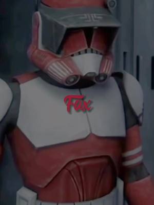 A post by @redeyeddfox on TikTok caption: them >> #starwarsedit #theclonewars #captainrex #commanderfox #clonetrooper