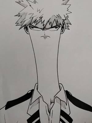 A post by @theotemps on TikTok caption: Réponse à @a4iy4 💥 #bakugo #myheroacademia #dessin