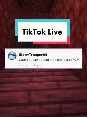 A post by @littlelegendlurker on TikTok caption: Who’s gonna join? #Minecraft #mcyt #twitch #livestream #minecraftparkour #tiktoklive