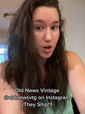 A post by @skyewaarrrddd on TikTok caption: Don’t sleep on @oldnewsvtg !! They’re willing to ship and have INCREDIBLE one of a kind pieces. I wish I could go back sooner😭 Showing love from Boston #vintage #disneyvintage #supportsmallbusiness #oldnewsvtg 