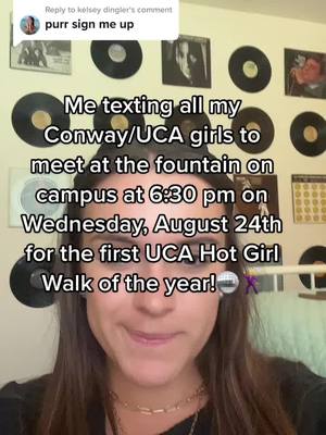 A post by @jaceylaynebishop on TikTok caption: Replying to @kelsey dingler  bring all your friends!! #ucabears #conway #arkansas #uca #hotgirlwalkuca