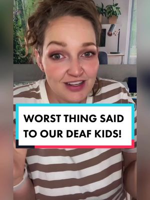 A post by @deaftimesthreeandme on TikTok caption: what would you do? I’m still shocked. #deaf #hardofhearing #asl #signlanguage #deafkidsrock #thesedtteafkidsrock #deaffamily #sahm #over30 #whyisign #pse #kids #toddlers #coda #koda #mom #languagepriority #Hearingaids #hearingloss #language #audiology #speechtherapy #deaffriendly #speech#accessability #communicate #ableism #soda #deafhacks #deafperks #deafnotbroken #deafawareness #mom #deafinstagram#ableism #ableist #deafculture #educateyourself #subtitles #captions #closedcaptions #pediatricaudiology #deafculture #respectdeafcommuninty #culturalcompetency #culturalappropriation #languageappropriation #deaftiktok #deafawareness #deafcommunity #babysign #firstsigns #aslstudent #learnasl #learnsign #learnsignlanguage 