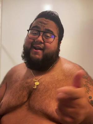 A post by @happyfattransman on TikTok caption: Thirsty Tuesday 😈🔥 #fyp #trans #fatboy 