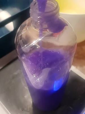 A post by @moonglowssoaps on TikTok caption: Pouring Lavender Shower Gel. Get yours today. #lavender #showergel