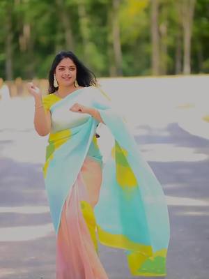 A post by @souzyash on TikTok caption: wearing bright colors cheers me up 🎉💃#foryou #telugu #premikudu #dance #prabhudeva #bgm