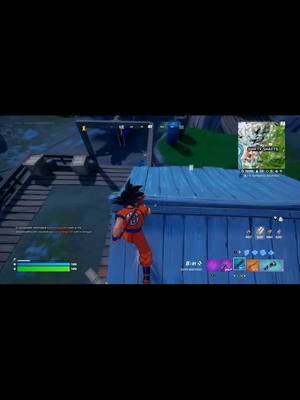 A post by @fortnite_clips_1075 on TikTok caption: #fyp #viral #dbz #fortnite #dub