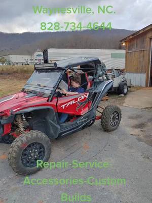 A post by @appalachiancrawler on TikTok caption: #rzr #fyp #honda #redneck #polaris #canam #kawi #kawisaki #rockclimbing #butdidyoudie #windrock #mudlife #talon #rzrlife #krx1000 #mudding #superatv #letereat @David Parris @sheilareece10 @April @Cummins @SuperATV.com