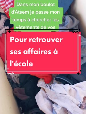 A post by @maude.bdn on TikTok caption: Vos enfants perdent leurs affaires à l'école aussi ? Adoptez le bon geste #atsem #ecole  @aquisetiquettes