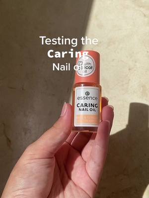 A post by @loving..essence on TikTok caption: It’s smells so good🫣 #esscence #essencecosmetics #nailgrowthoil #essence #fyp #fypシ #fy #lovingessence 