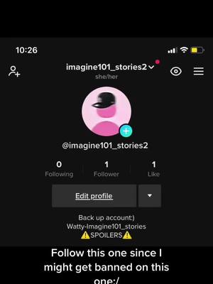 A post by @imagine101_stories on TikTok caption: Hate you tiktok  