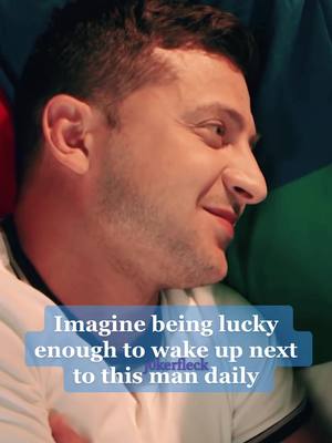 A post by @j0kerfleck on TikTok caption: Can you imagine waking up next to this pretty man every day and him just looking at you? #OLAFLEX #Zelenskyy #DoritosDareToBeBurned #Zelenskiy #Zelensky #VolodymyrZelenskyy #PresidentZelenskyy #🇺🇦 #ZelenskyyEdit #Україна #СлаваУкраїна #Ukraine #ZelenskyyTok #cute #smiles #morning #wakiewakie #wakeup #sunshine #🌞 #🌻 #GenshinTeleport #PartyWithVMAs  #inspiration #serotonin #serotoninboost #inspirational #cutie #fyp