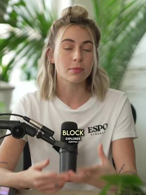 A post by @espovisualsnft on TikTok caption: what is a block explorer? #web3 #web3education #web3terms #crypto #blockexplorer #blockchain