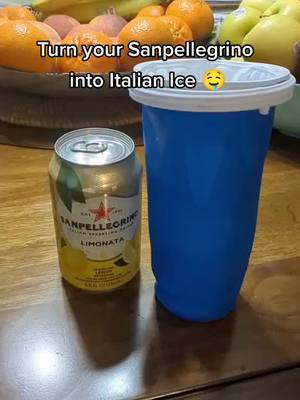 A post by @elevateslushycup on TikTok caption: Turn any drink into a delicious Italian Ice treat! 🍧 #italianice #slushycup #trendingproducts #MessFreeHero #GenshinTeleport #PartyWithVMAs  #sanpellegrino