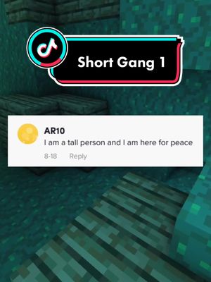 A post by @littlelegendlurker on TikTok caption: The Short Gang is back wooooo #Minecraft #mcyt #twitch #minecraftparkour #short