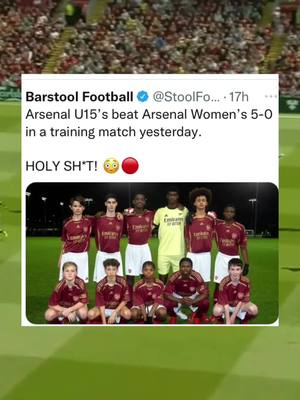 A post by @hboodhun on TikTok caption: Very surprising #fyp #foryou #fypシ #viral #arsenal 