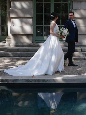 A post by @erikson.corbin on TikTok caption: Wedding at the historic Larz Anderson House in Washington D.C.🏛 #weddingvideo #dcweddingvideographer #fyp #bride #groom