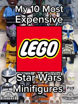 A post by @jb_bricks on TikTok caption: My most expensive LSW Minifigures! Which of these do you have?! #lego #legos #legotiktok