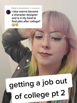 A post by @strikeelectricart on TikTok caption: Replying to @disasterboii_ just some more musings on getting a job out of college~#characterdesign #animationjobs