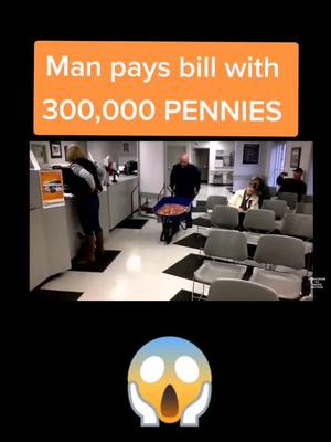 A post by @dailycontent133 on TikTok caption: #fyp #insideedition #bill #wheelbarrow #money #pennies #quitjob #crazy #viral #interesting #wtf #hiddencamera