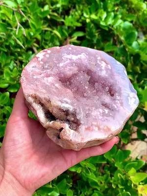 A post by @ng_crystal_factory on TikTok caption: Pink amethyst cornucopia#pink amethyst #cornucopia#crystals #nature stone