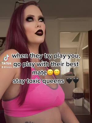 A post by @loopylouuu87 on TikTok caption: #fypシ #👑royale_boxers💜🥊 #👑royale_boxers🖤🥊 #🌈👑fam #🖤poisons☠️ #toxic_r_us☣ #themaskclan💚💜 #dontloseyourself🖤 #teasenplease😈 #😇devilsfromheaven😈 #unbreakables👑🔐 #strongertogether😻 #shortyscheekyarmy😝🤘