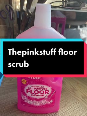 A post by @cleanwithme908 on TikTok caption: Hate doing the floors in this little room 🥵 #floorscrub #thecleanteamuk #asmr #thepinkstuff #allpurposecleaner #floorcleaner #toiletscrub @Scrub Daddy @cleanwithpinkstuff 