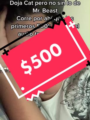 A post by @suasguilar on TikTok caption: Dios dame suerte #dojacat #mrbeast #money #audio #challenge 