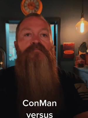 A post by @theluxuriousbastard on TikTok caption: ConMan versus ConMan . . ##Funny##KeyAndPeele##Beard##Beards##BeardOil##Luxurious##LuxuriousBastard##MadeInTheUSA##SmallBusiness