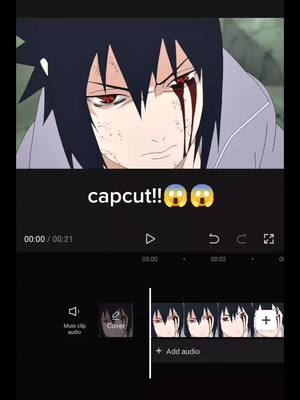 A post by @narutoedits006 on TikTok caption: CapCut CC🔥 #capcut #edit #cc #4k #naruto #sasuke #anime #tutorial #tiktok #like #share #follow #comment #enjoy