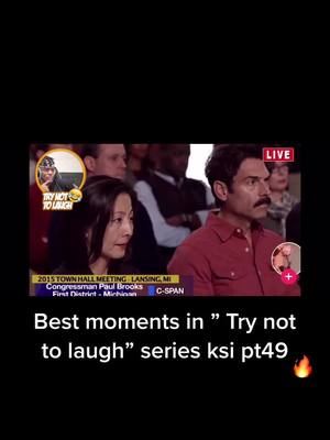 A post by @postingksi on TikTok caption: #funnyvideo #moments #ksi #funnymoments #foryou #funny #laugh #idol 