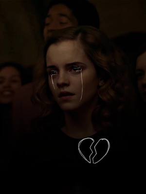 A post by @malev.potter on TikTok caption: 💔 #hermionegranger #romione #malevpotter #aftereffects #harrypotter #ronweasley 