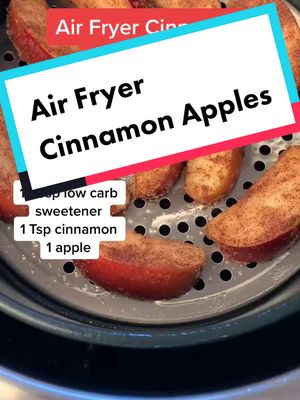 A post by @jen428777 on TikTok caption: Check out my Facebook group (link in bio) for more great recipes! #applecinnamon #healthydessert #apples 