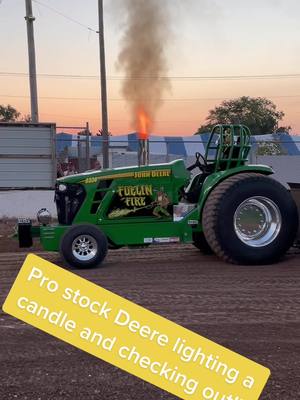 A post by @hillrod953 on TikTok caption: #bstp_wi #prostocktractor #fuelinthefire #fyp #johndeere #walter